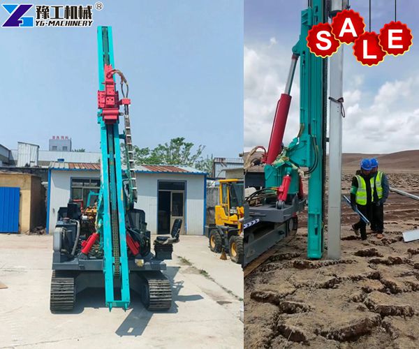 Max. 6m Pile Solar Piling Machine