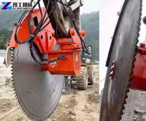 rock saw attsachment for excavator