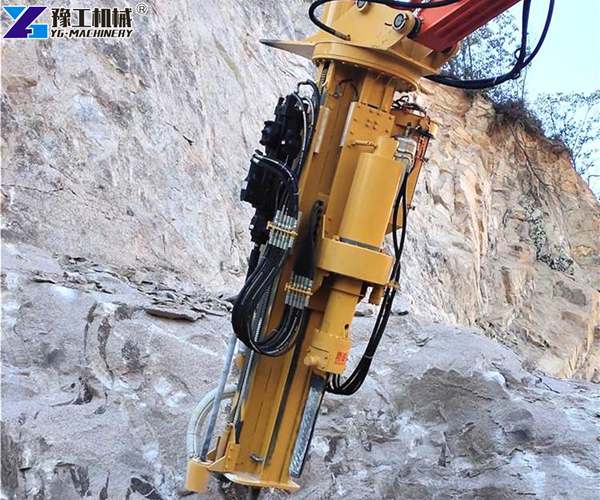 Integrated Rock Drilling & Splitter Machine