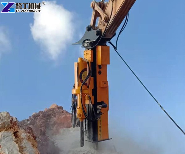 Integrated Hydraulic Rock Drill and Splitter