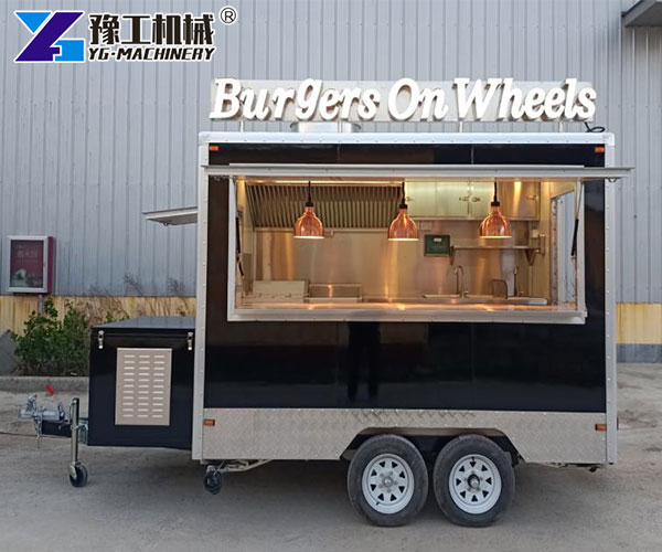 Compact burger trailer for sale