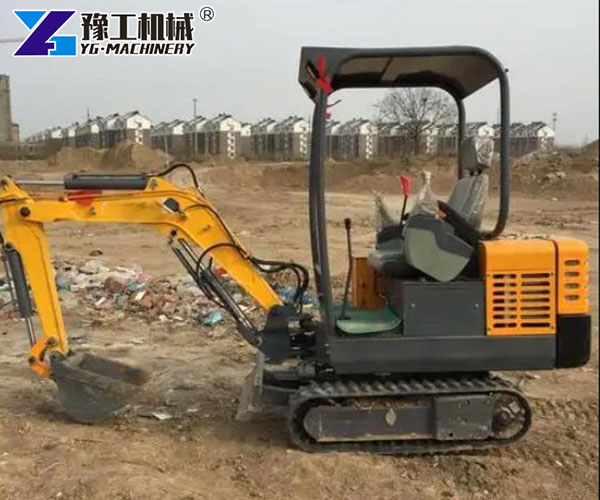 Compact digger for tight spaces