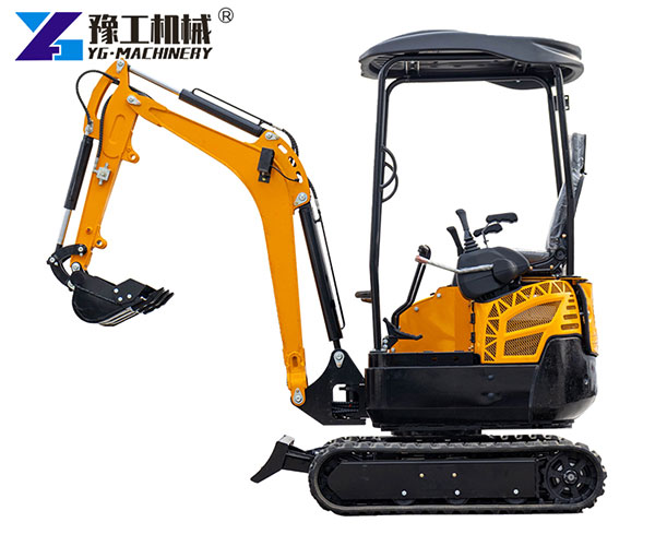 Compact mini digger for construction
