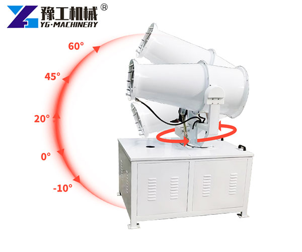 Full automatic fog cannon machine with remote control