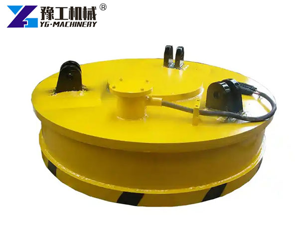 Hydraulic-Powered Excavator Magnet Attachment