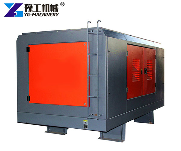 Low-noise electric compressor indoors