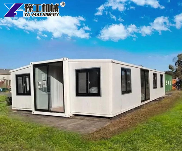 Modern 40-foot container home with two bedrooms