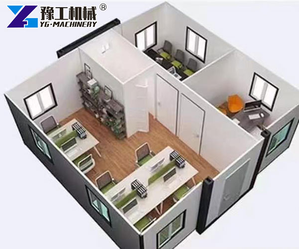 Modern foldable home interior setup