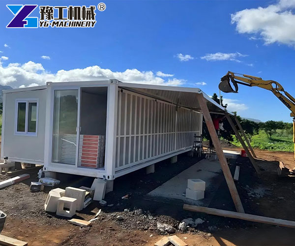 Prefab container house installation process