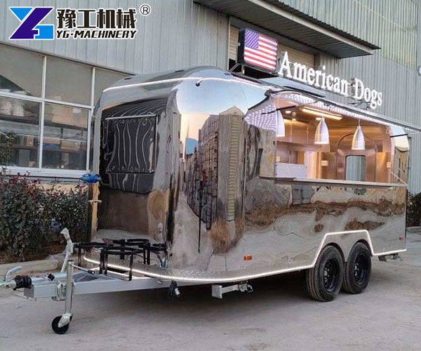 Stainless Steel Hot Dog Vending Trailer
