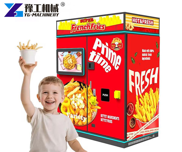 Automatic Frozen French Fries Machine Inside