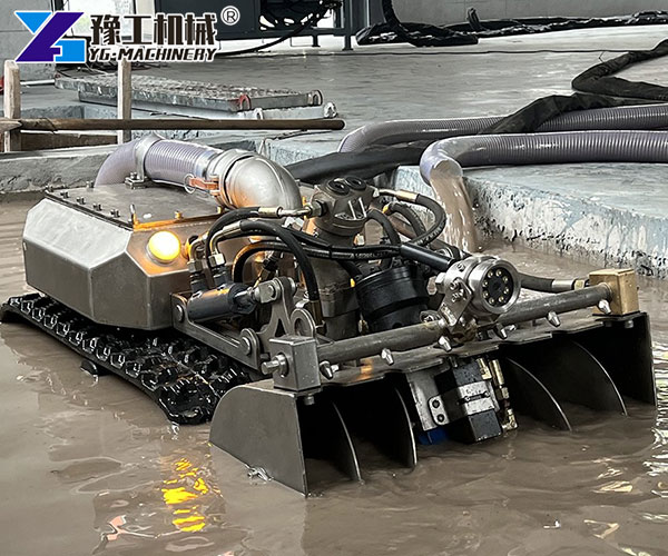 Compact Dredging Robot for Industrial Ponds