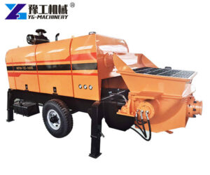 Concrete Pump for Sale – Trailer Model with Long Hose