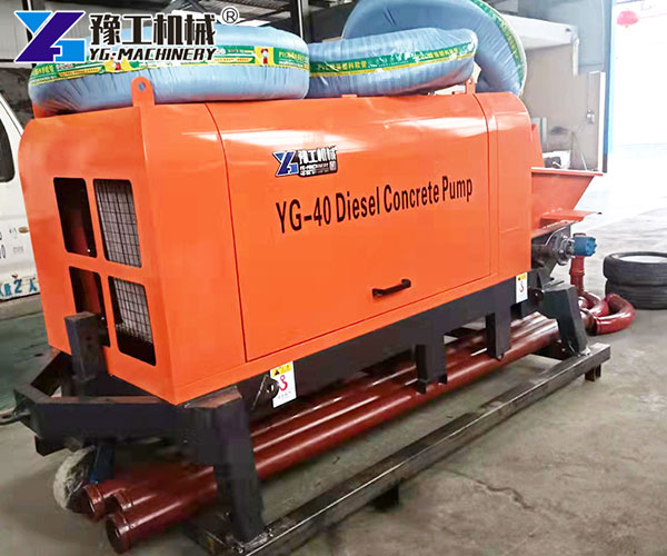 Construction Concrete Pump Machine with Remote Control Panel