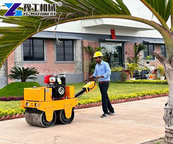 Durable Walk Behind Roller For Construction