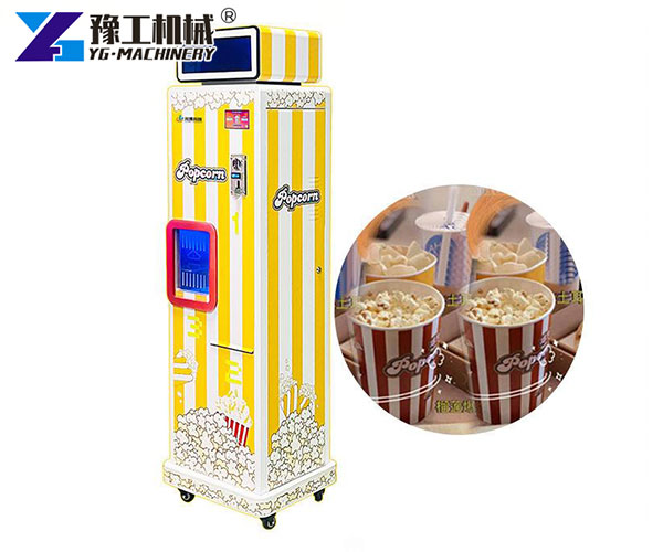 Easy-To-Use Popcorn Vending Machine For Schools