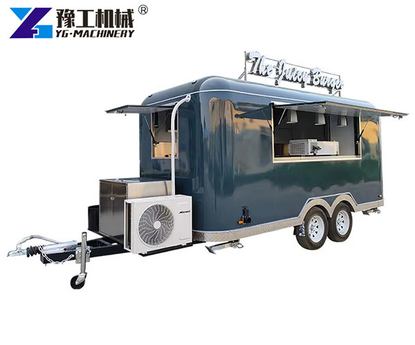 Fast food trailer for sale parked on Montreal Street
