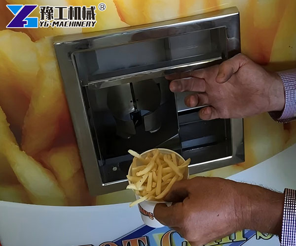 Fast Frying French Fries Vending Equipment