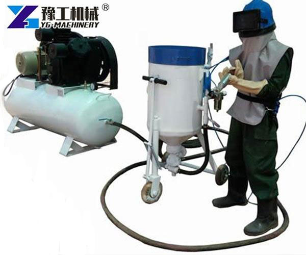 Industrial Sand Blaster Used In Workshop