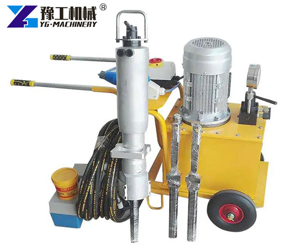 Portable Concrete Splitter Used In Urban Demolition
