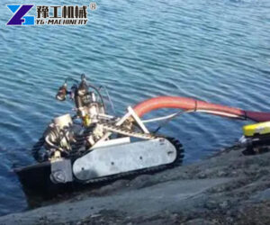 River Cleaning Robot Removing Silt and Debris