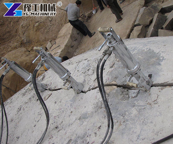 Rock Splitter Machine Applied In Foundation Removal