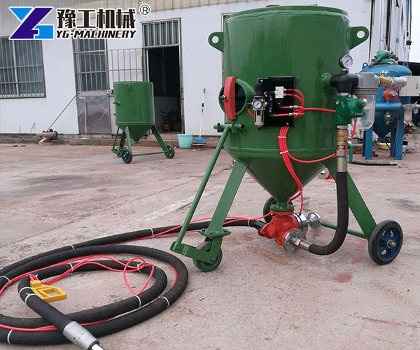Sand Blasting Machine Packed for Shipping