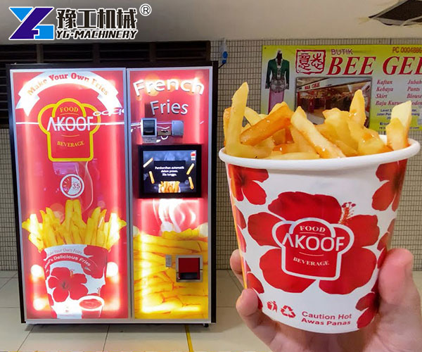 Self Service French Fry Vending Machine
