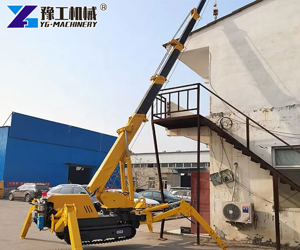 Small Spider Crane Lifting Air Conditioner