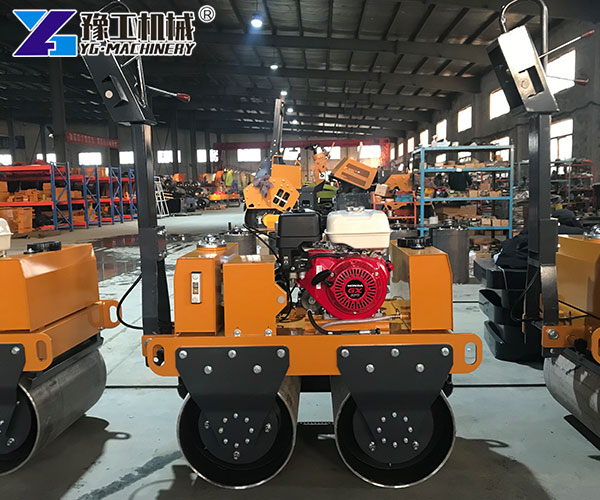 Walk Behind Double Drum Roller In Thailand