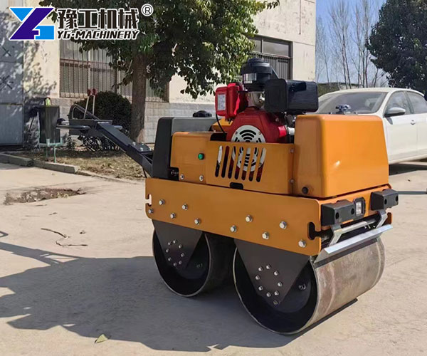 Walk Behind Roller Compactor For Parking Lot