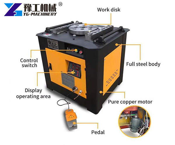 Durable Electric Rebar Bender With Safety Design
