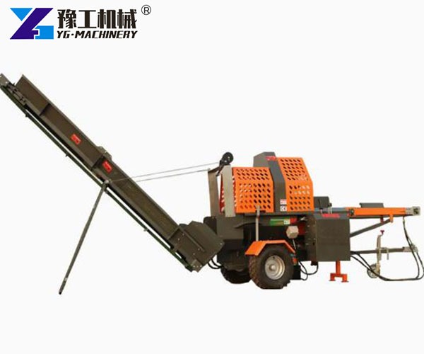 Durable wood splitting machine for farm use