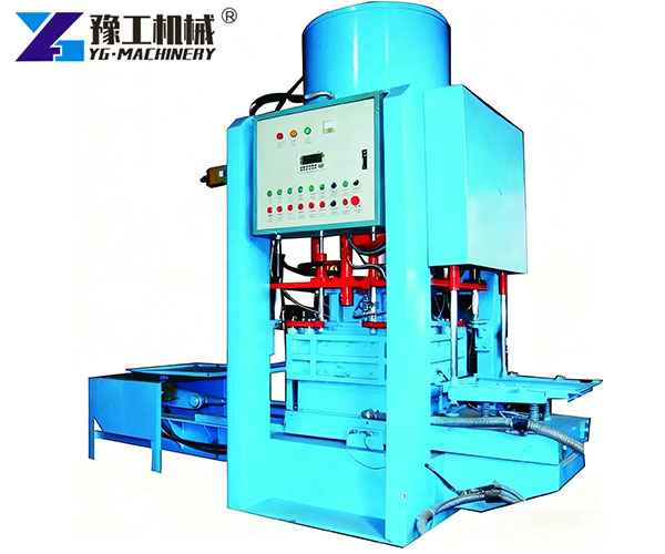 Hydraulic tile press machine producing terrazzo tiles