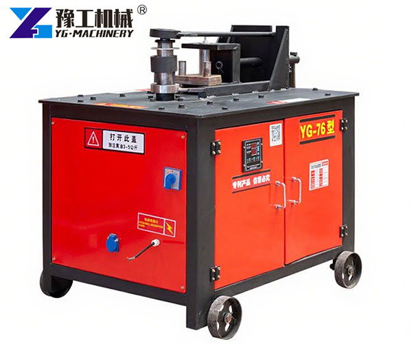 Hydraulic tube bending machine for steel tubes