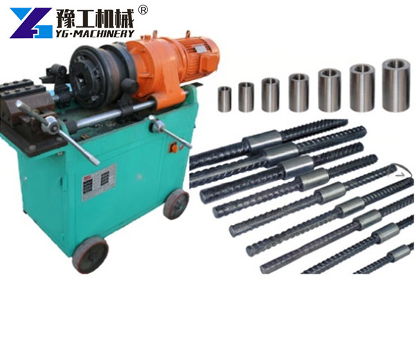 Portable hydraulic rebar thread rolling equipment