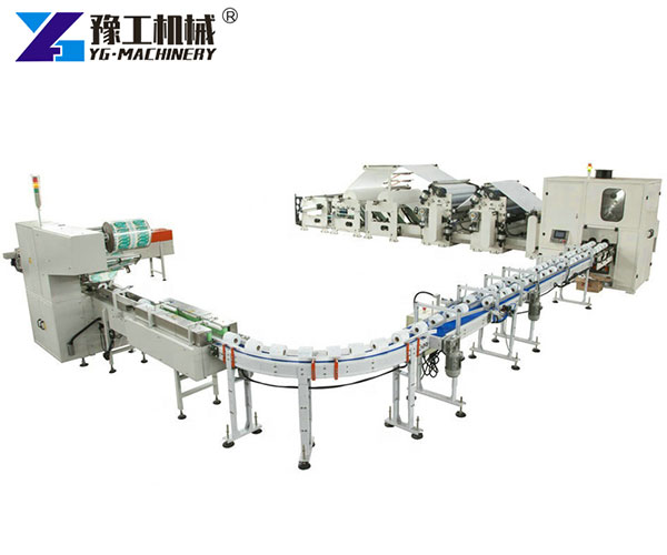 Toilet tissue making machine factory production line