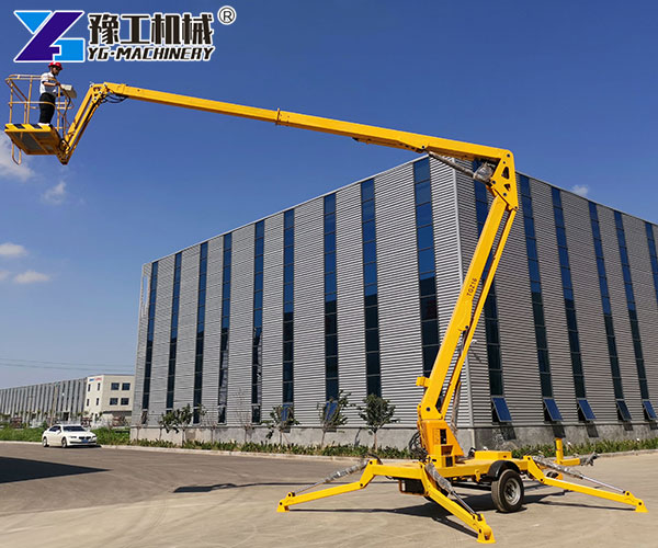 YG trailer articulating boom lift model