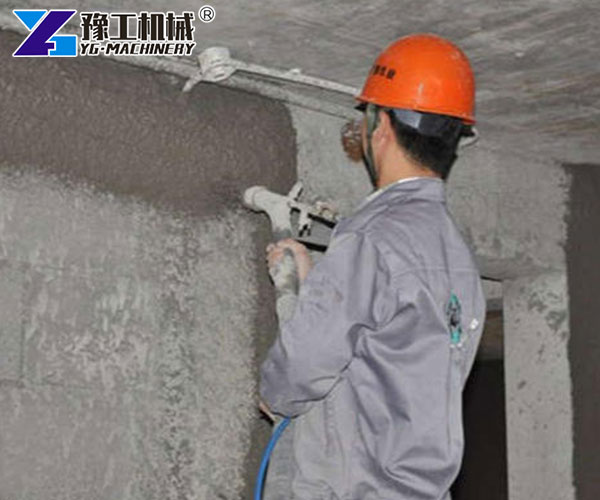 Cement mortar spraying equipment in Greece