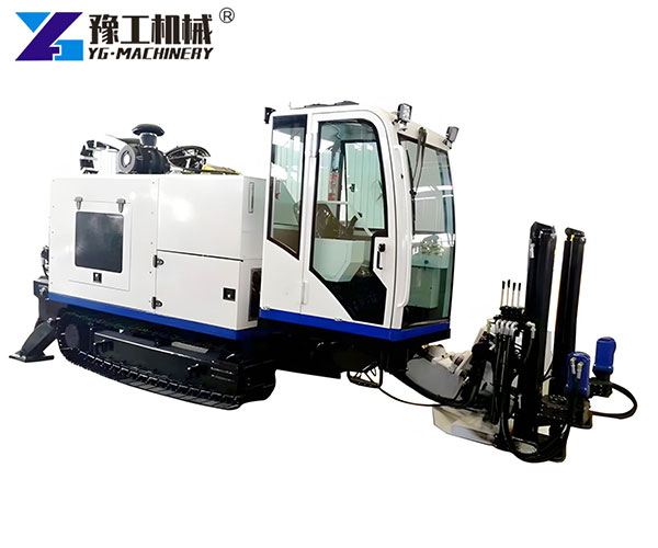 Compact horizontal drilling machine for urban use