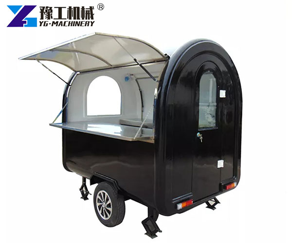 Custom mobile coffee trailer with espresso machine