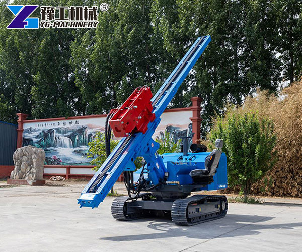 Diesel-powered photovoltaic pile driver for sale