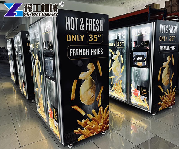 Fries vending machine for sale fast operation