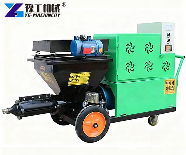 High-efficiency mortar spraying machine