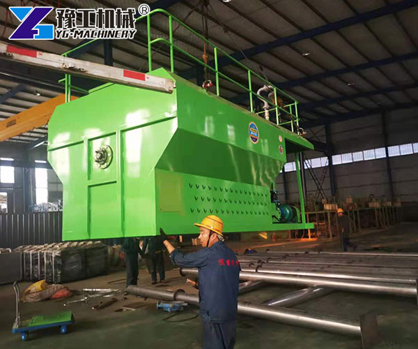 Hydroseeding Machine spraying grass seeds