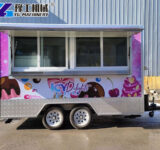 Ice Cream Trailer for Sale Outdoor Setup