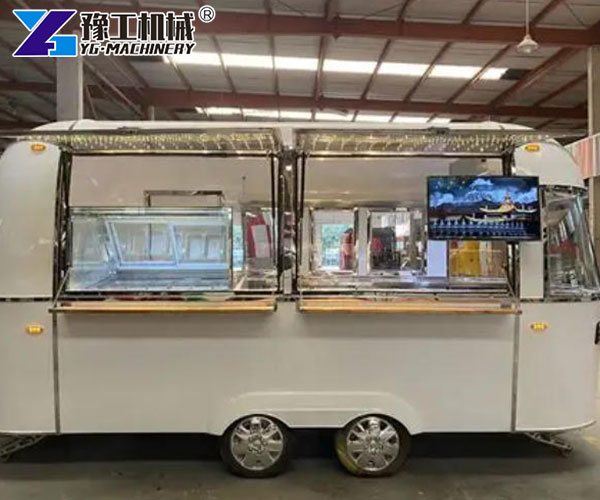 Ice Cream Trailer with Freezer and Mixer