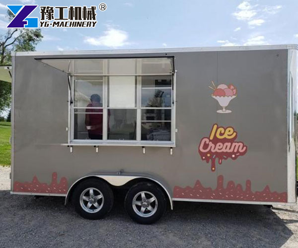 Ice Cream Vending Trailer at Festival
