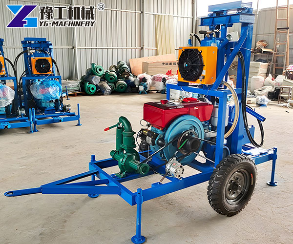 Mini water drilling rig for groundwater search