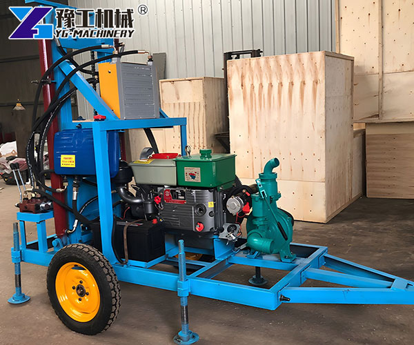 Mini water drilling rig for rural project